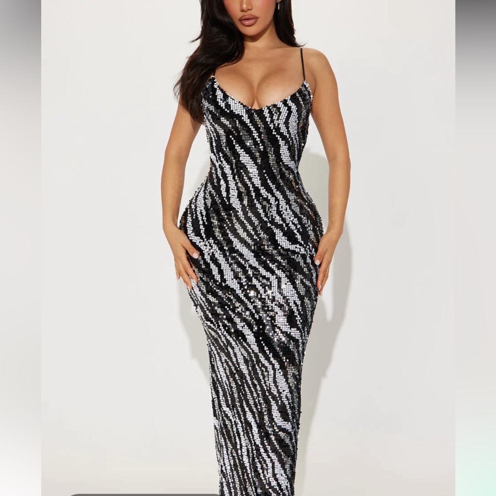Sequin Maxi Dress